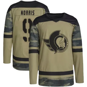 Josh Norris Ottawa Senators Adidas Primegreen Authentic NHL Hockey Jersey - Away / XXS/42